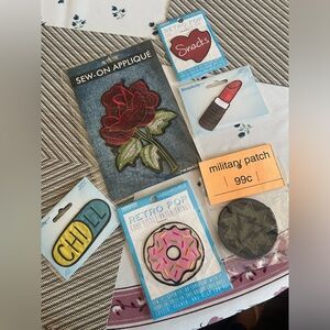 Sew on patches lot take all